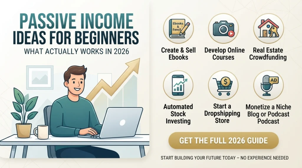 Passive income ideas for beginners that actually work