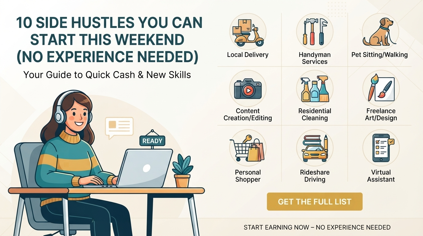 side hustles for beginners