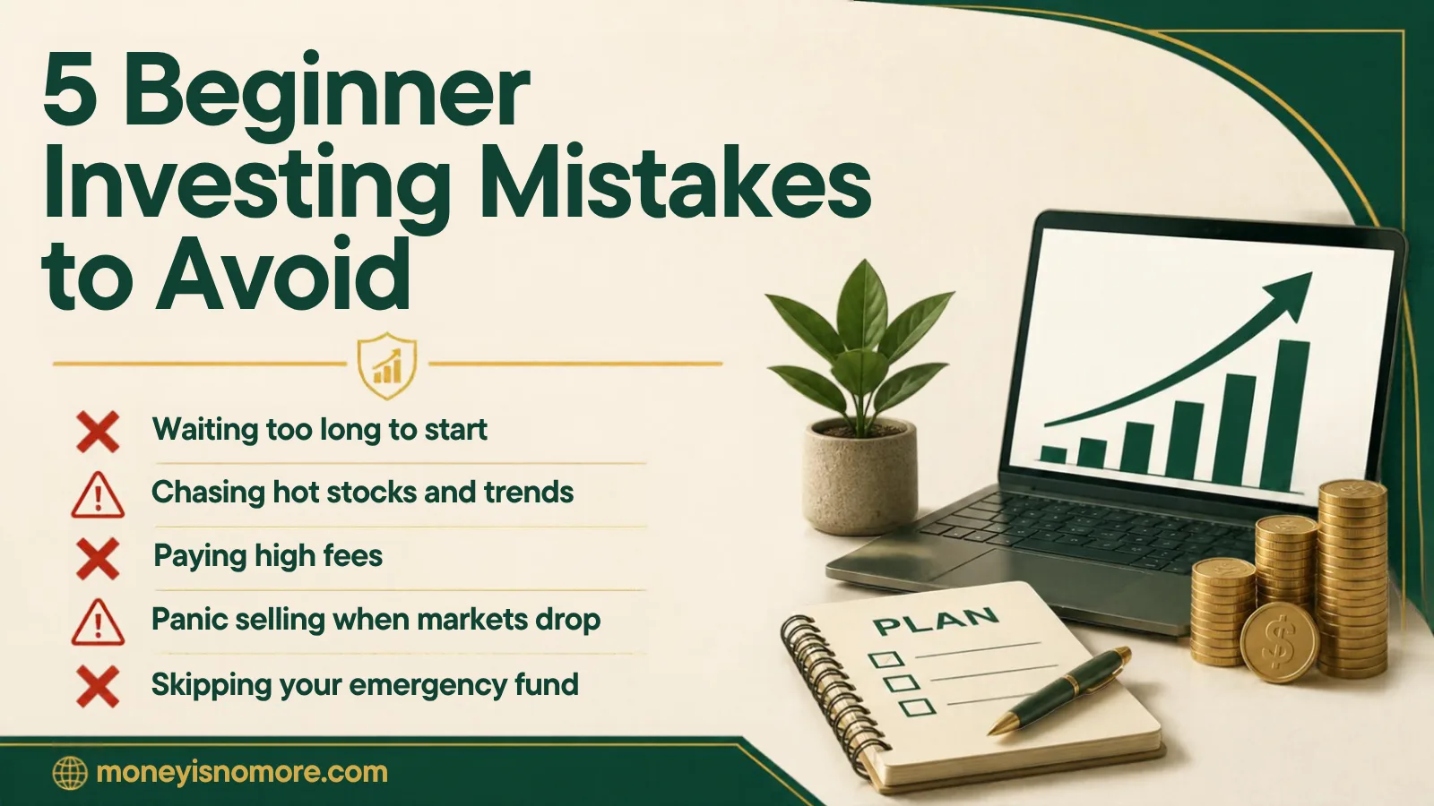 beginner mistakes to avoid when learning how to start investing with little money