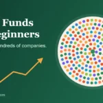 Index funds for beginners illustration: one fund holding many different companies
